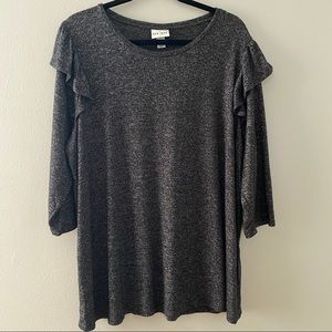 Ava & Viv | Grey 3/4 Sleeve Top